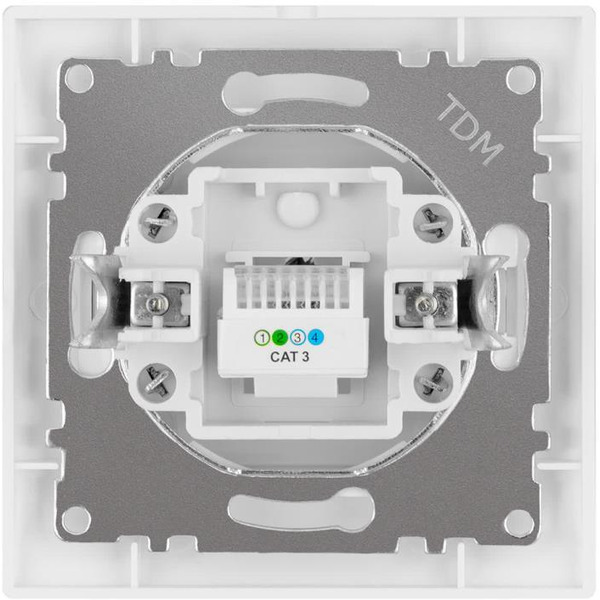 Розетка телефонная TDM Лама SQ1815-0015