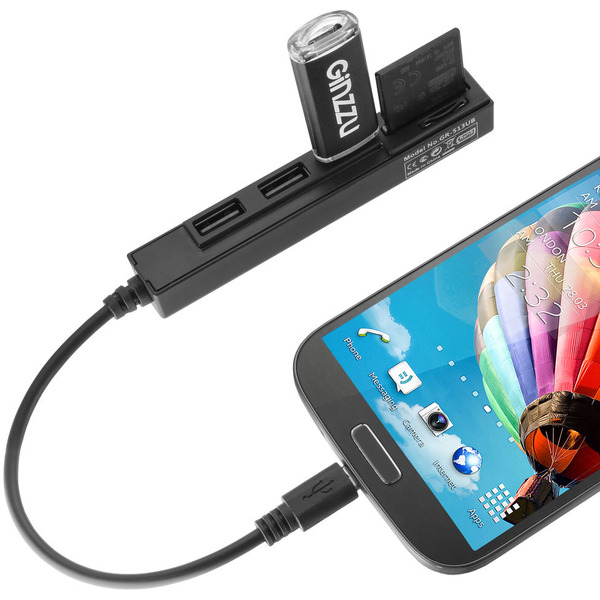 Хаб OTG GINZZU GR-513UB