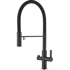 Смеситель для кухни ZorG SOIFOS PREMIUM BRASS black metallic