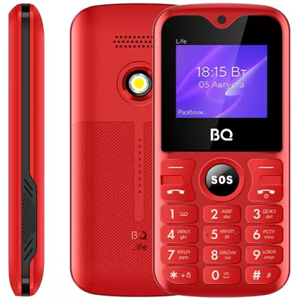 Мобильный телефон BQ BQ-1853 Life (красный)