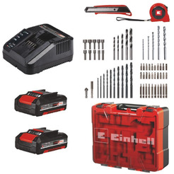 Дрель-шуруповерт Einhell TE-CD 18/40 Li BL (4513995) с 2-мя АКБ, кейс