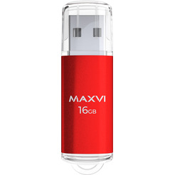 USB флеш-накопитель Maxvi MP 16GB 2.0 red