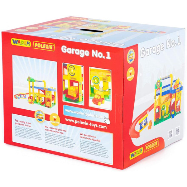 Гараж Полесье №1 с автомобилями 37824  (в коробке)
