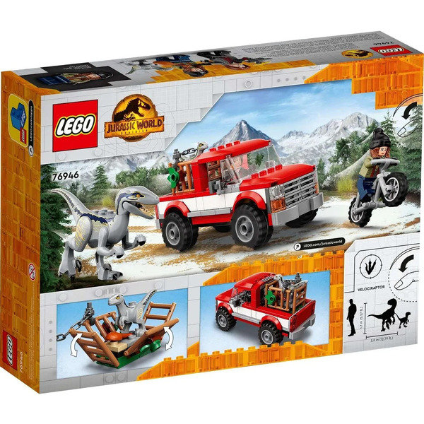 Конструктор LEGO Jurassic World 76946 Блу и поимка бета-велоцираптора