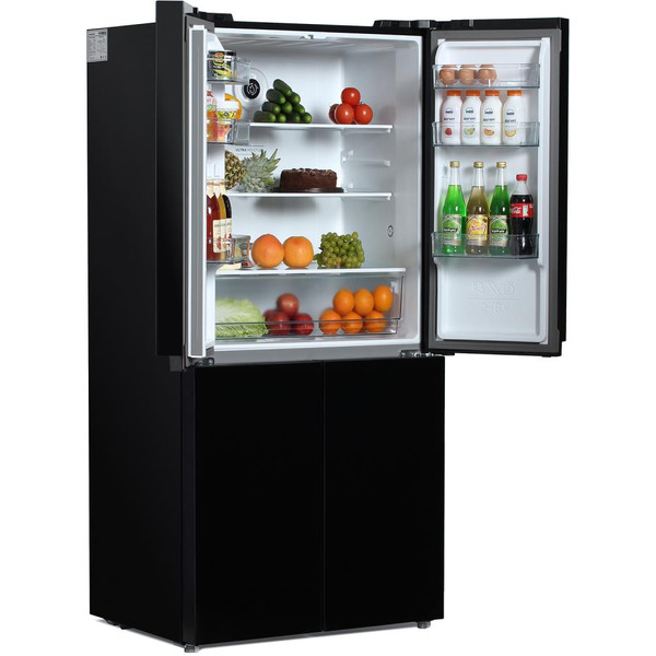 Холодильник Hyundai CM5005F (черное стекло)