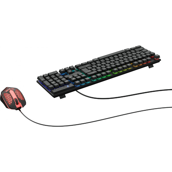 Игровой набор (клавиатура + мышь с ковриком) Оклик 400GMK