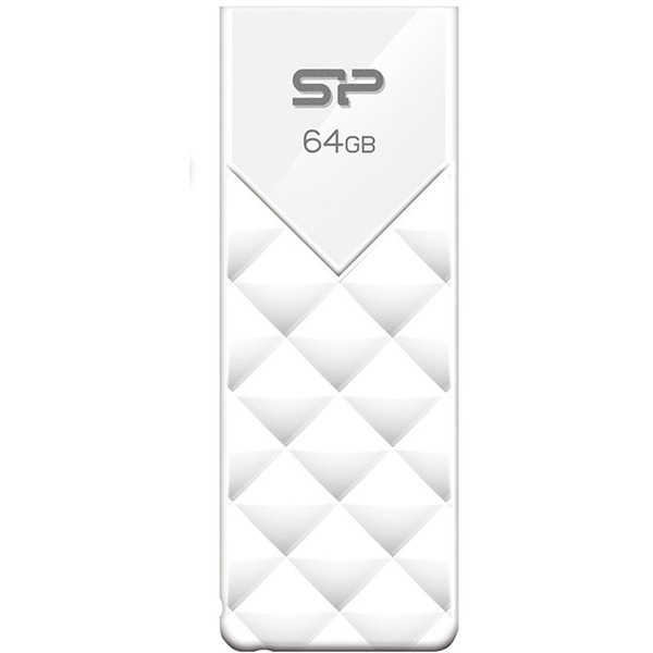 USB Flash Silicon-Power Ultima U03 White 64GB (SP064GBUF2U03V1W)