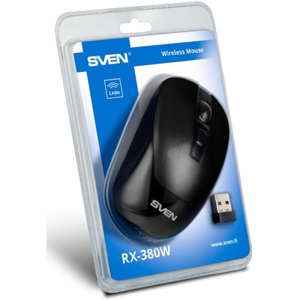 Мышь SVEN RX-380W (черный)