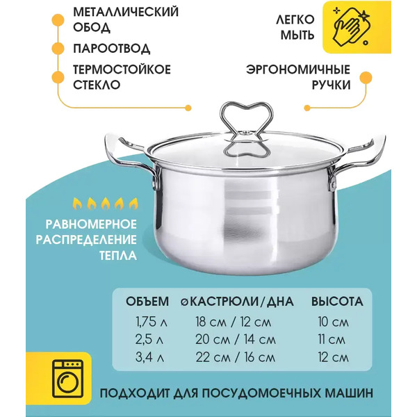 Набор кастрюль Mayer&Boch 29353