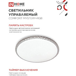 Светильник светодиодный IN HOME COMFORT MYSTERY-RGB (4690612058900)