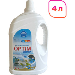 Гель для стирки OPTIM Орхидея для белых и цветных тканей (4л)