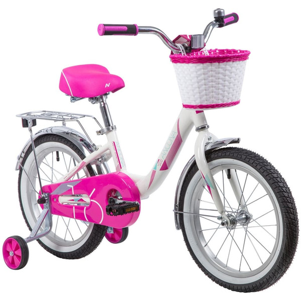 Детский велосипед Novatrack Ancona 16 167AANCONA.WT9 (белый/розовый)