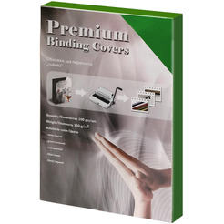 Обложки картонные Office Kit GGA300250 (текстура глянец, А3, 250 гр./м2, зеленые, 100 шт.)