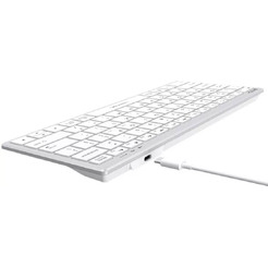 Клавиатура A4Tech Fstyler FX51 (серебристый/белый)