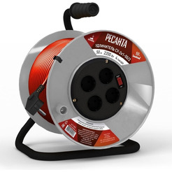 Удлинитель силовой на катушке Ресанта СУ-3х1,5-30/2 (61/118/6)