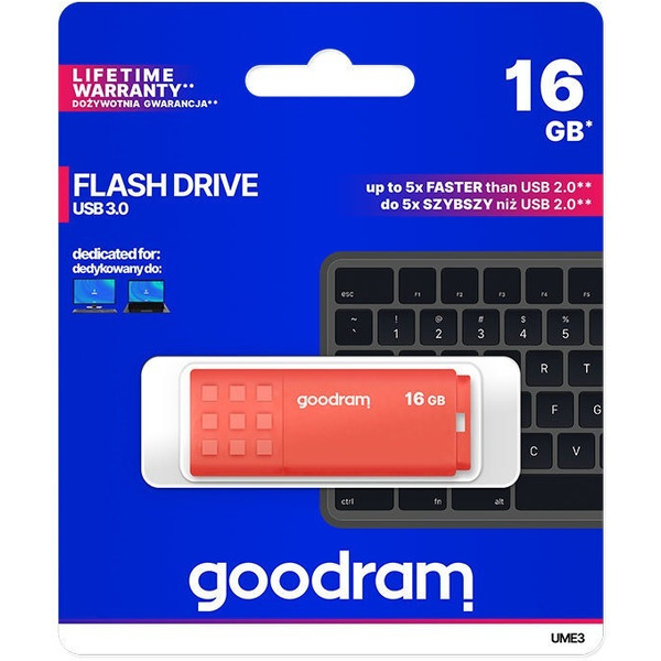 USB Flash GOODRAM UME3-0640O0R11 64GB (оранжевый)