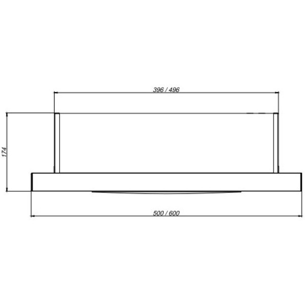 Кухонная вытяжка ELIKOR Slide 50Н-430 211925 (нержавеющая сталь/нержавеющая сталь)