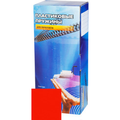 Пластиковые пружины Office Kit 16мм / 20204729 (100шт, красный)