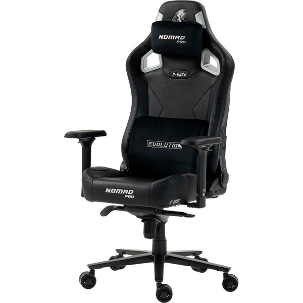 Кресло компьютерное EVOLUTION NOMAD PRO X-BASE Black-Silver
