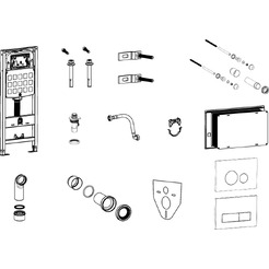 Инсталляция для унитаза AV Engineering AVW31-303
