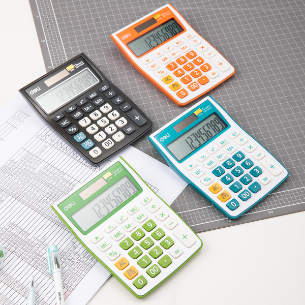 Калькулятор Deli E1238black