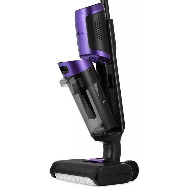 Вертикальный беспроводной моющий пылесос Kitfort КТ-5176