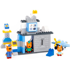 Конструктор Полесье Макси Три кота. Аэродром 70221