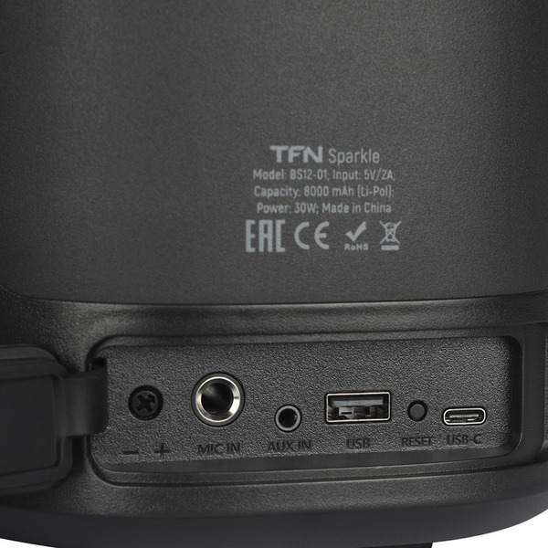 Портативная колонка TFN Sparkle (TFN-BS12-01BK)