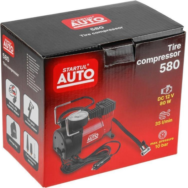 Компрессор автомобильный STARTUL AUTO 580