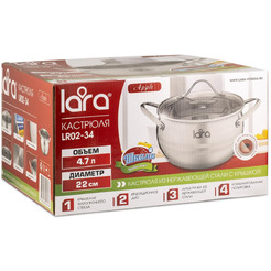 Набор посуды LARA Apple LR02-86