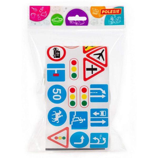 Набор дорожных знаков Полесье №2 (20 элементов) 64202