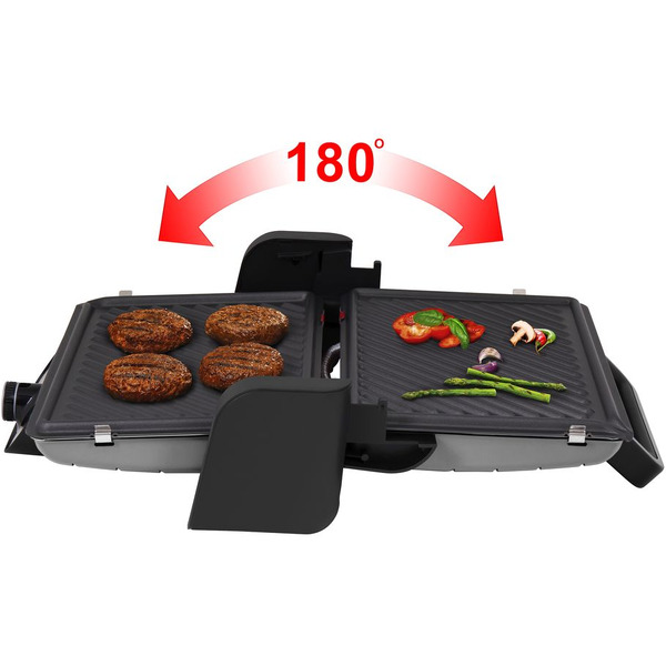 Гриль электрический MAUNFELD MGE2000GR серый