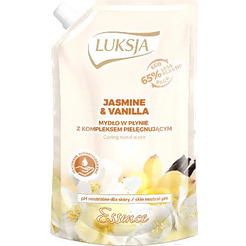 Мыло жидкое Luksja Essence Жасмин и ваниль 900 мл (сменный блок)
