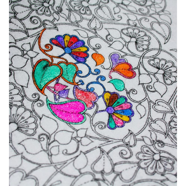 Набор гелевых ручек, 6 цветов, с блестками, ароматизированные чернила, (Tukzar) арт. TZ 5220- 6