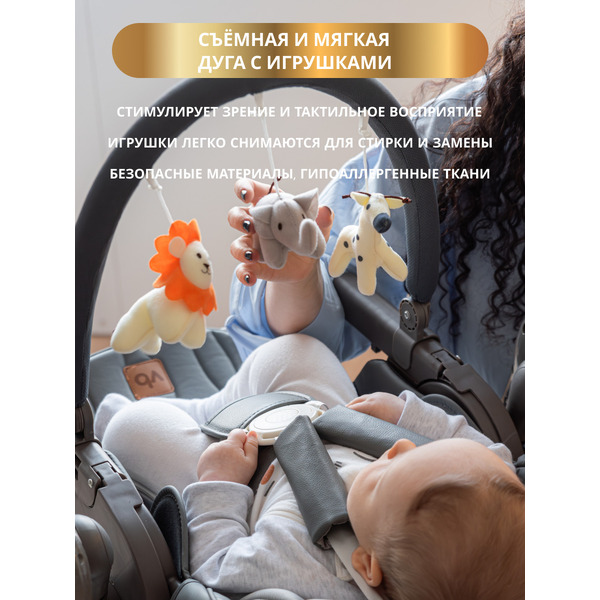 Стульчик для кормления 4в1 VipBaby POLLY GRAPHITE