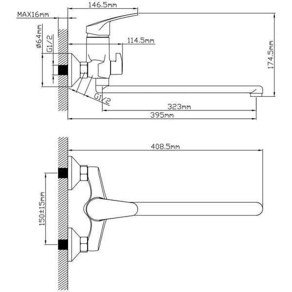 Смеситель AV Engineering AVROM7-A103-222