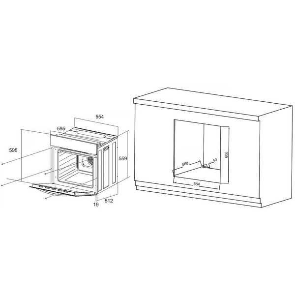 Электрический духовой шкаф Weissgauff EOV 695 PDB