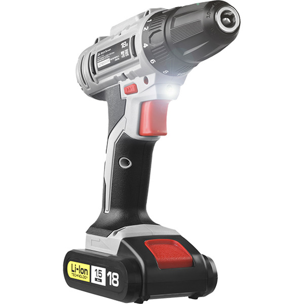 Дрель-шуруповерт ЗУБР МАСТЕР ДА-18-2-Ли КНМ1