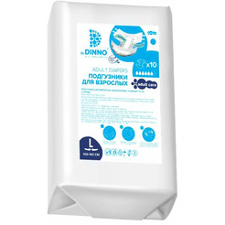 Подгузники для взрослых Dr.Dinno Standart Plus L (10шт)