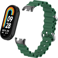 Ремешок Bingo Ocean для XIAOMI Mi Band 8 Зеленый