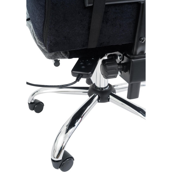 Вибромассажное кресло Calviano Amarone (black-grey plush)