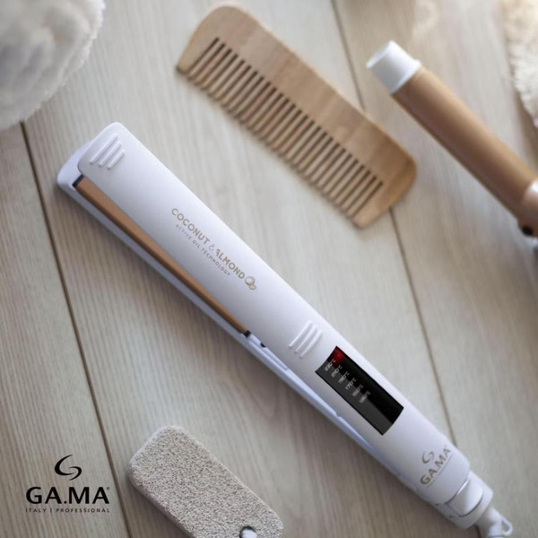 Выпрямитель для волос GA.MA ELEGANCE LED (COCONUT ALMOND) (GI0240)