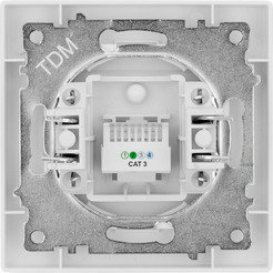 Розетка TDM Electric Сенеж SQ1816-0042 (белый)