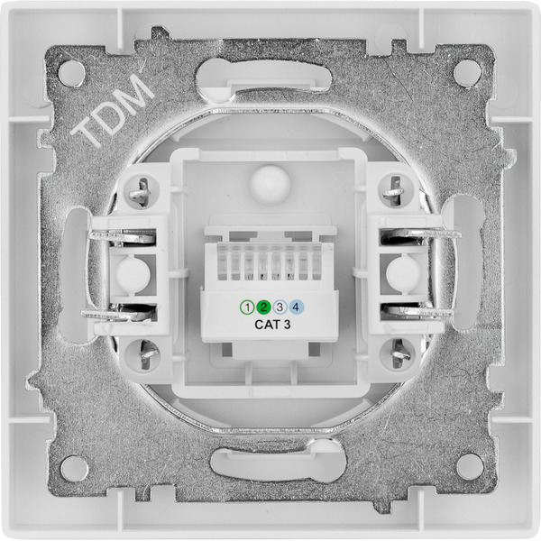 Розетка TDM Electric Сенеж SQ1816-0042 (белый)