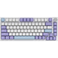 Компьютерная клавиатура AJAZZ AK820 (сине-бело-фиолетовая)