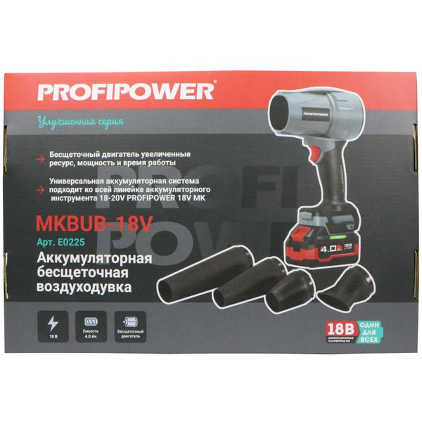 Воздуходувка ProfiPower MKBUB-18V (E0225)