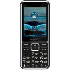 Кнопочный телефон Maxvi P21i (черный)