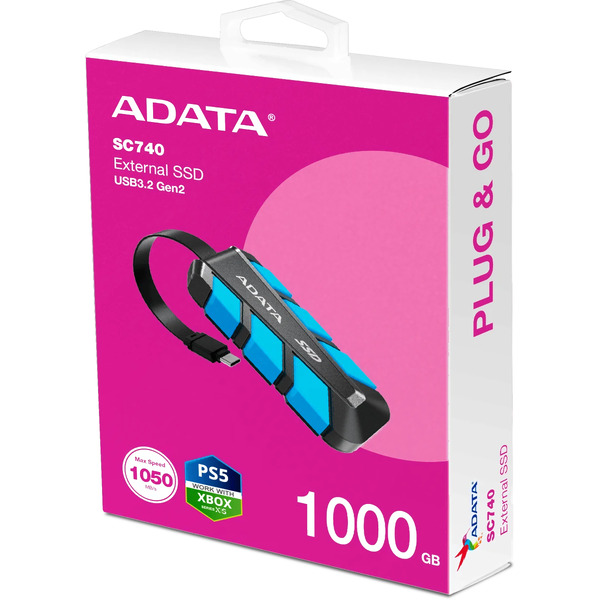 Внешний накопитель ADATA SC740 1TB SC740-1000G-CBU