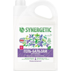 Средство для мытья посуды Synergetic Базилик и свежая мята биоразлагаемое (3.5л)