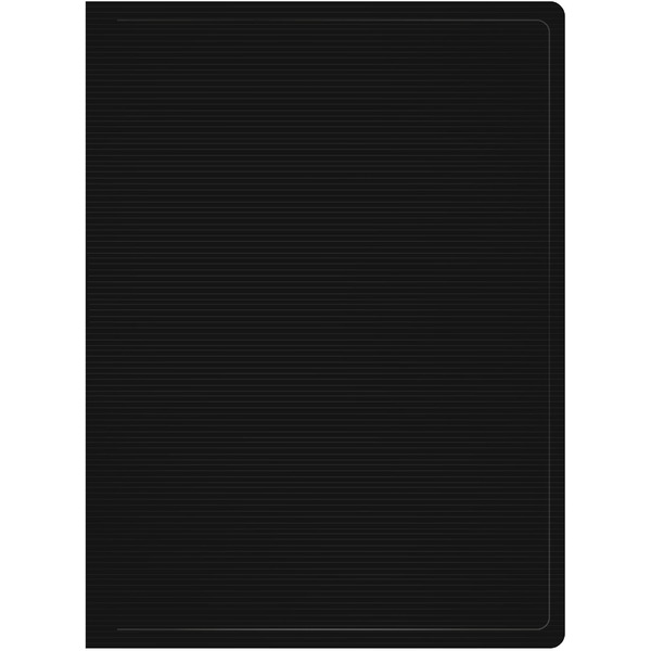 Папка для бумаг Бюрократ DeLuxe DLVBOX80BLCK (черный)